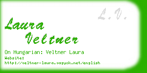 laura veltner business card